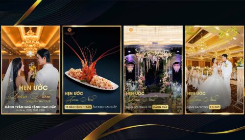 HẸN ƯỚC TRĂM NĂM – NÂNG TẦM TIỆC CƯỚI VỚI HÀNG TRĂM QUÀ TẶNG CƯỚI CAO CẤP