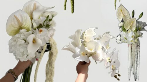 Xu hướng hoa cưới dáng lãng mạn như dòng thác nước